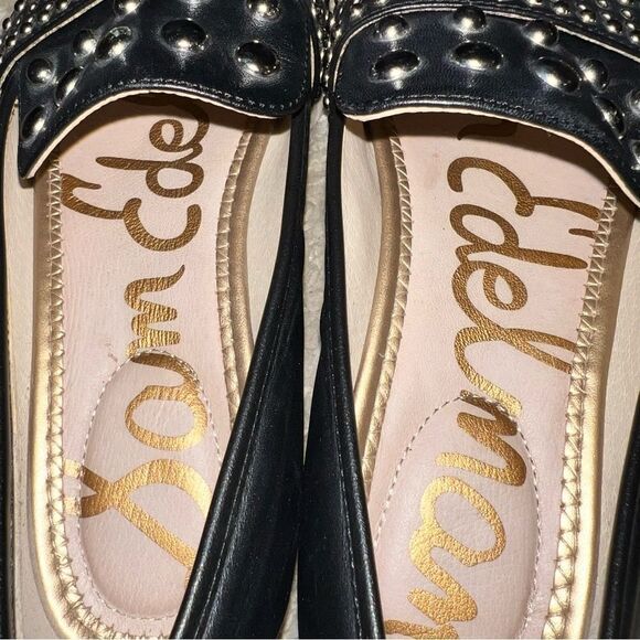 Sam Edelman Black Studded Loafers size M - Picture 3 of 5